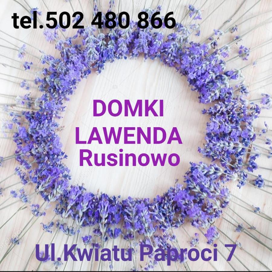 Domki Letniskowe Lawenda Rusinowo  Exteriör bild